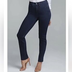 Curves 360 by NYDJ Dark Wash Straight Jeans Size 10 | Not Your Daughter’s Jeans
